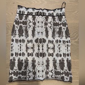 Bandage Mini Skirt | Stretchy Bodycon | Size M